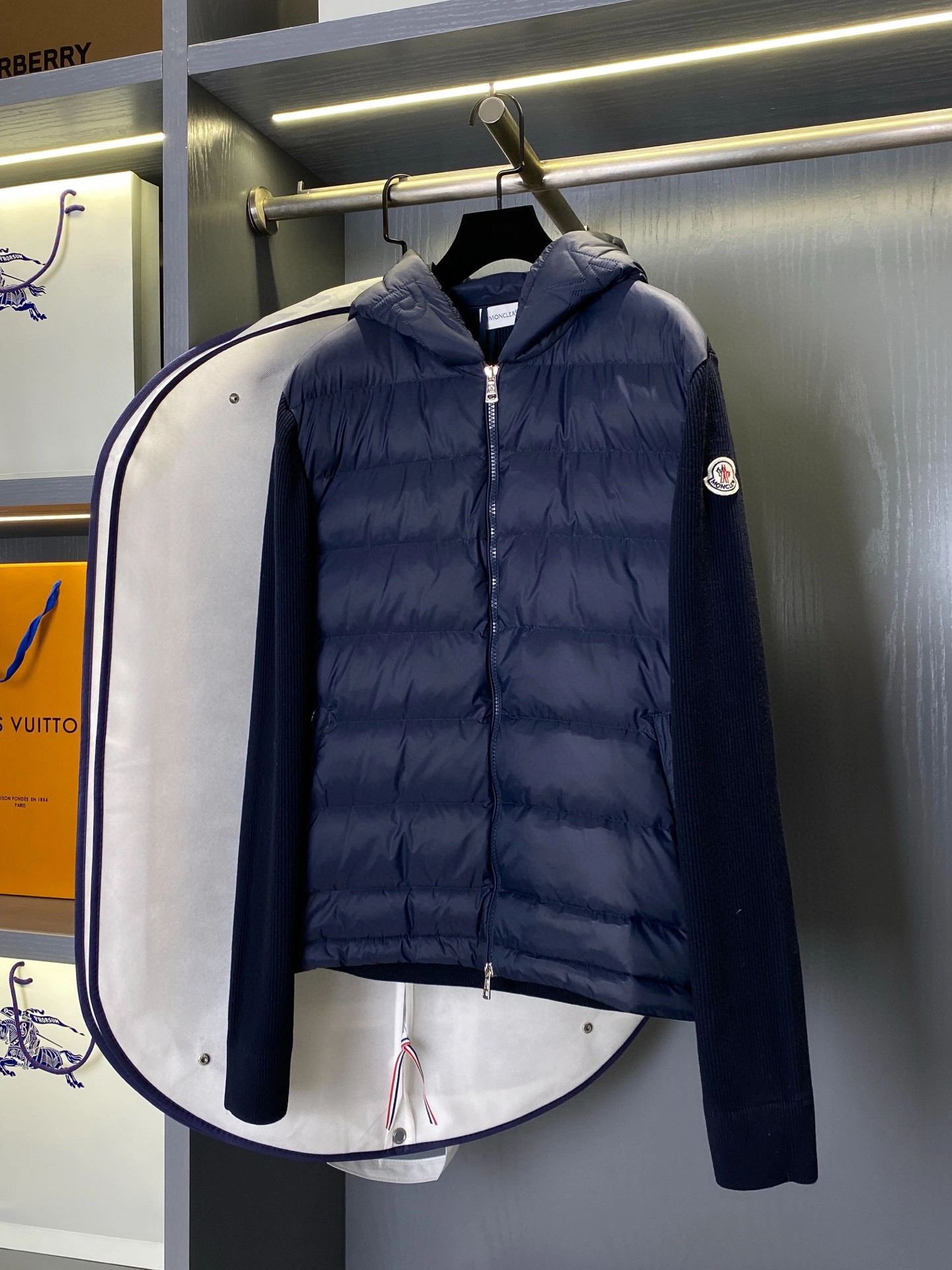 wg.luxury-- 7o9385r Down jacket white goose down wool 3colour item: E-F020J0560-3H